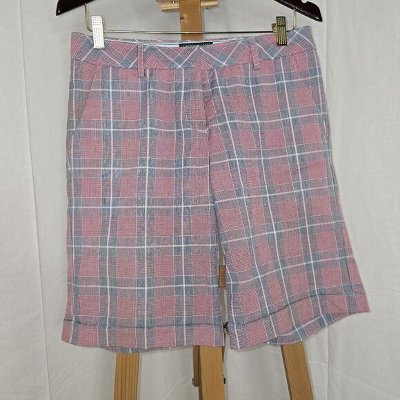 Tommy Hilfiger Red White And Blue Golf Shorts Size 6 - Picture 1 of 3